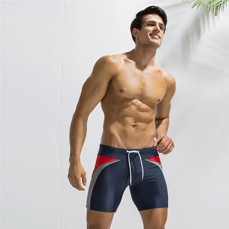 

Men Swimming Short Trunks Male Elestic Swimwear nylon Wave Quick Drying Swimsuit Low Rise Printing quick-dry Underwear Boxer
