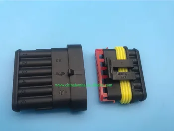 DJ7061-1.5-11//21 6Way Car Electrical Wire Waterproof Connector Plug Terminal Set