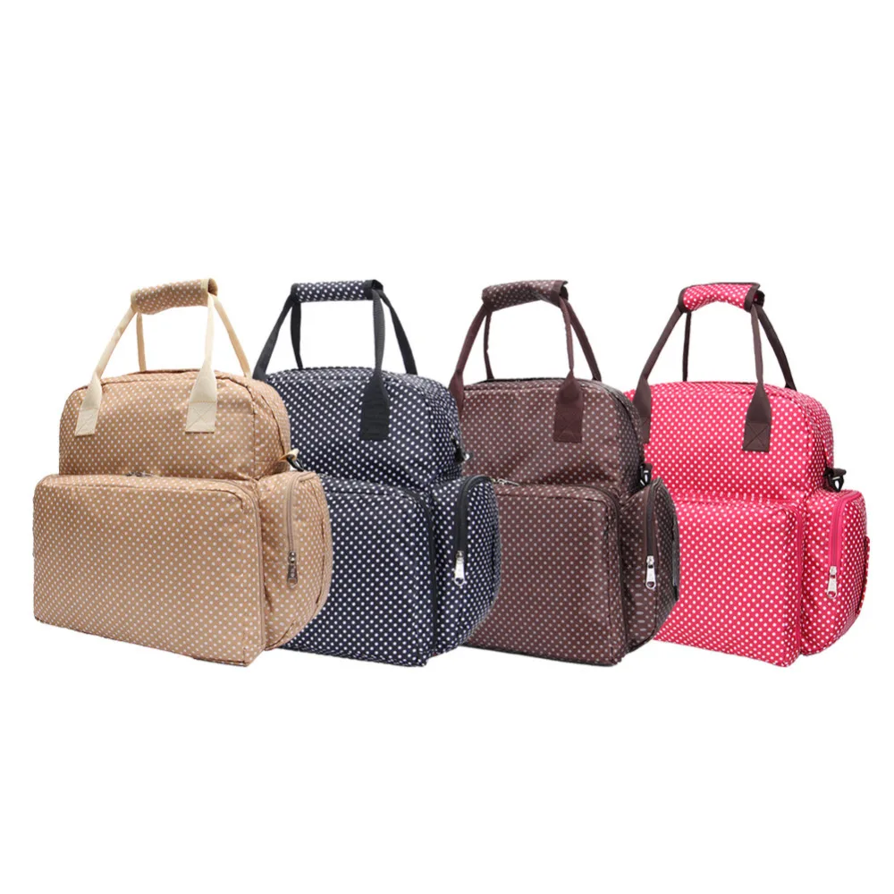 

2017 Stylish All in One Multifunction Backpack Diaper Bag Waterproof Baby Nappy Bag With Adjustable Shoulder Strap
