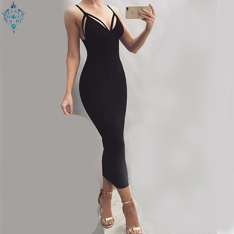 

Ameision Fashion Women Party Short Evening Dresses 2019 Evening Gown Scoop Stretch Fabric Zipper Straight Slim Fit Formal Dress