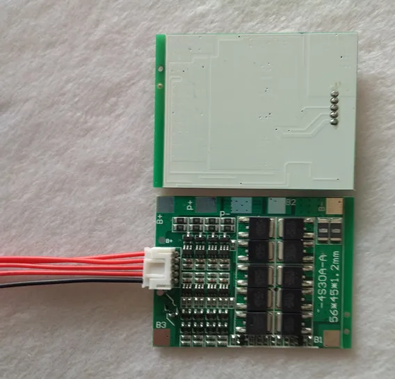 Четыре серии литиевых Батарея защитная пластина в то же Порты и разъёмы 30A со сбалансированным литий фосфат железа 3,2 В терполимер 3,7 В я