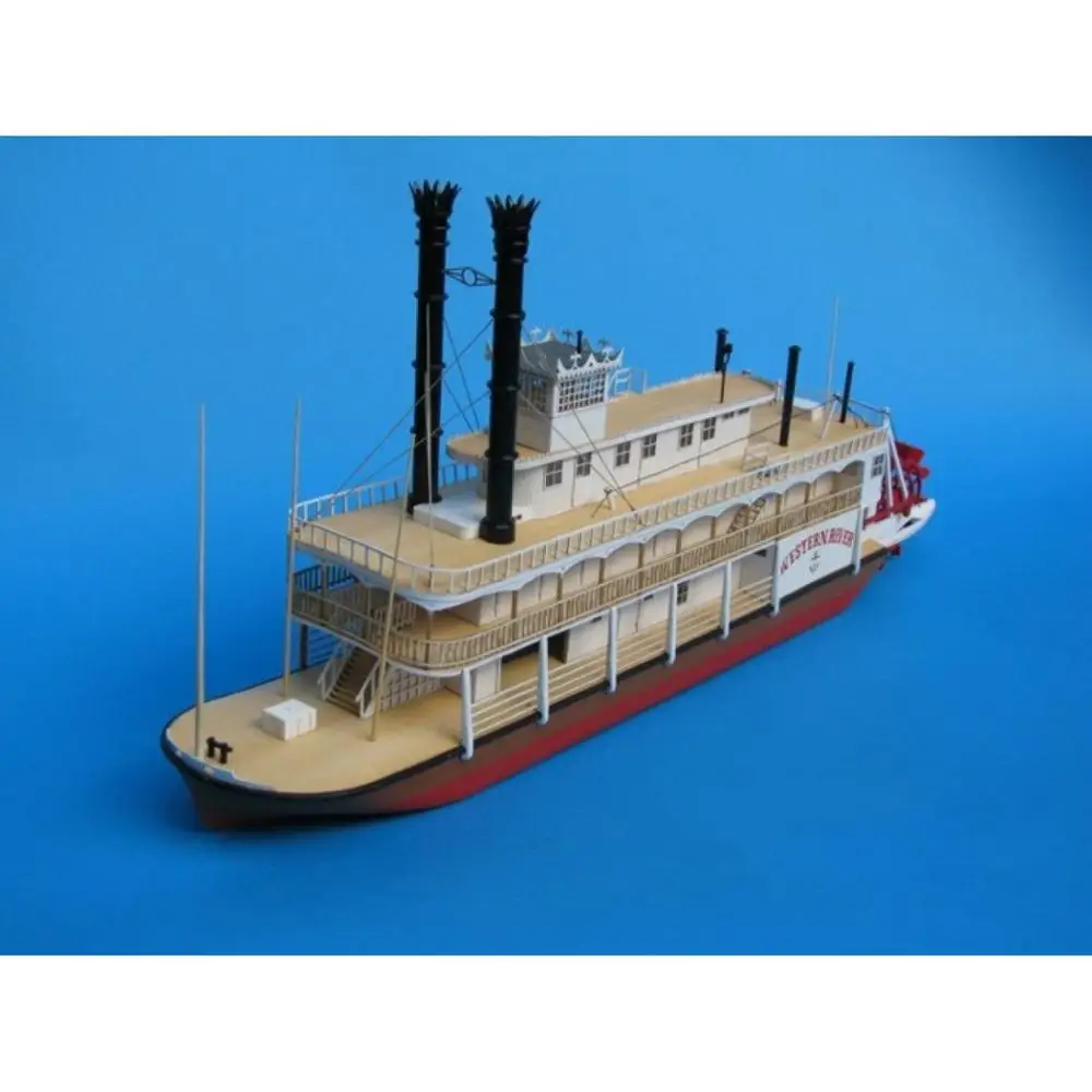 

Paper model of the Mississippi steamship DIY handmade DIY paper model enthusiasts gift