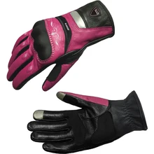 BENKIA Touch Screen Motorbike Motocross Gloves Leather Racing Gloves Women`s Motorcycle Racing Gloves Full Finger Guantes Moto