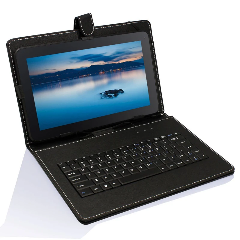 

IBOPAIDA 10.1 inch Quad Core Android 6.0 Tablet Pc 2G 16G Bluetooth Sim card GPS Phone Bundle Keyboard kid gift Keyboard cover