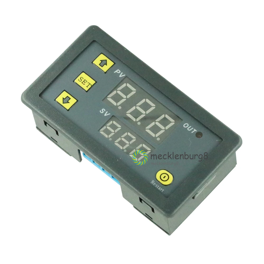 

DC 12 V 20A mini dual led display digital time delay timer relay relay module delay timer cycle dual led display