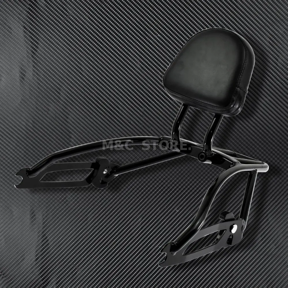 Черный Съемный багажный держатель для спинки, стойка Sissybar, задняя пассажирская спинка для Harley Street 500 XG500 750 XG750 16 17