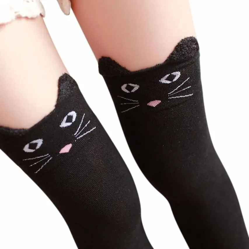 

CHAMSGEND Women Winter Cat Bear Panda Knitted Over Knee Long Boot Thigh-High Warm Socks Drop Shipping 1F2
