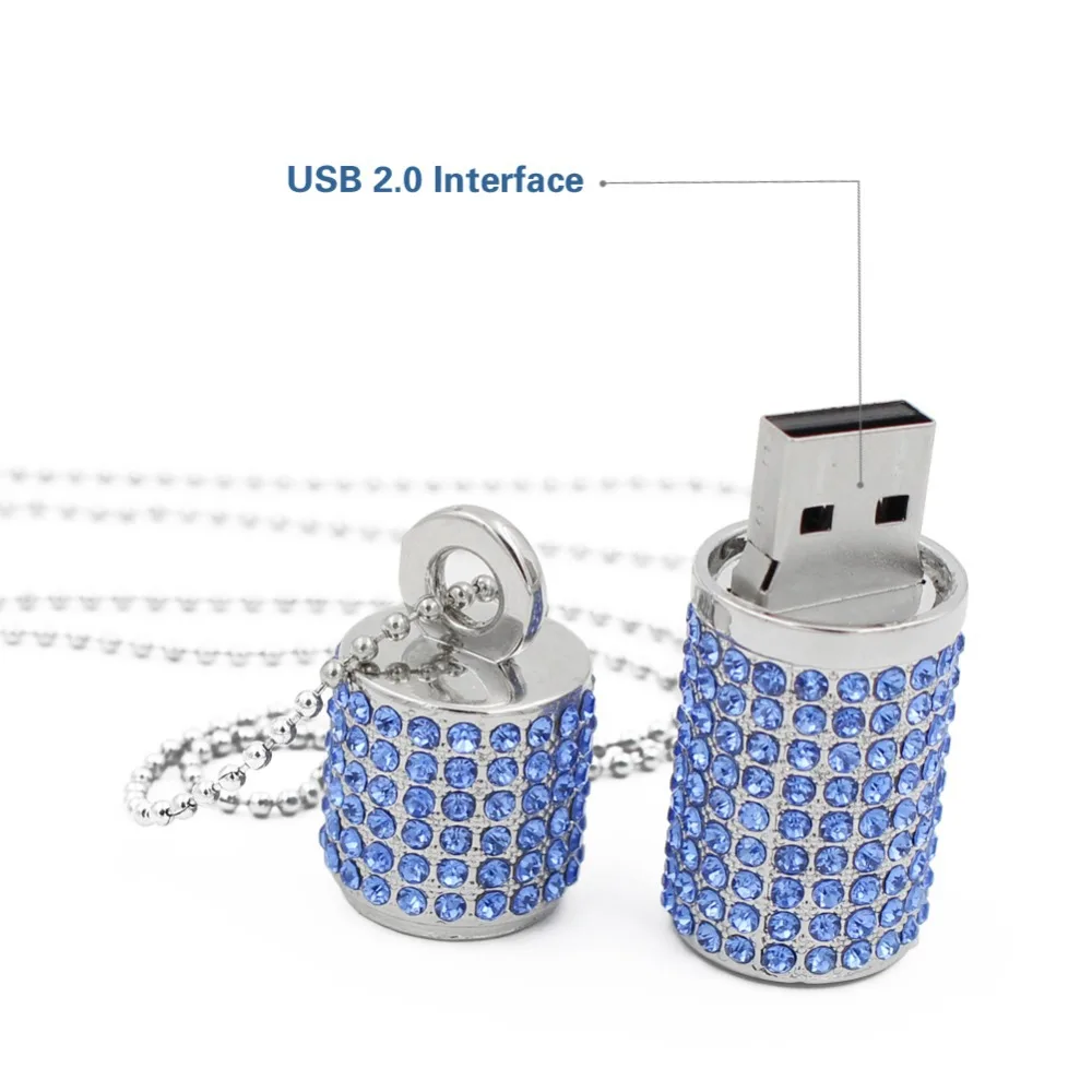 Хит, флешка, Usb флеш-накопитель, u-диск, флеш-накопитель, 32 ГБ, 16 ГБ, 8 ГБ, 4 Гб, Алмазное ожерелье, карта памяти, флеш-карта, подарок для девочки