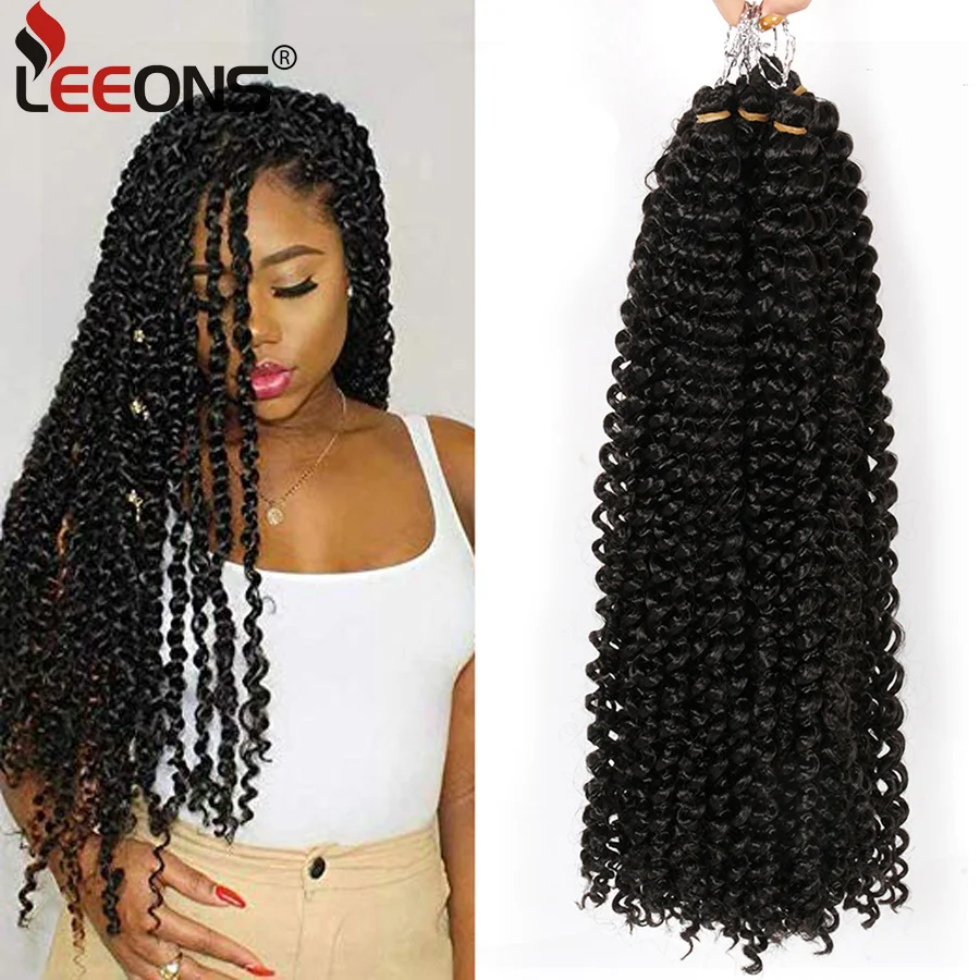 Leeons Passion Twist Crochet Braid Hair 18inch Fluffy Twists
