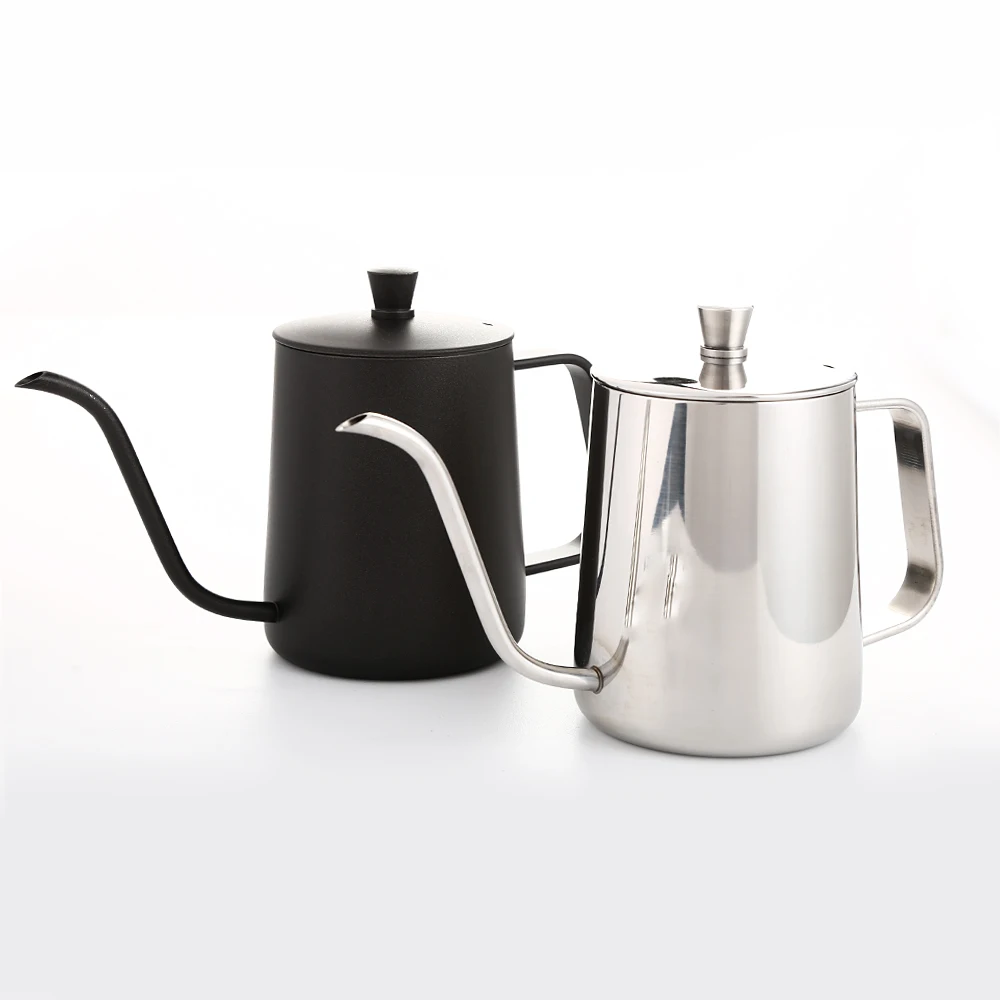 20oz Premium Pour Over Drip Kettle Stainless Steel Teflon Long Gooseneck Narrow Spout Coffee Maker Tea Pot