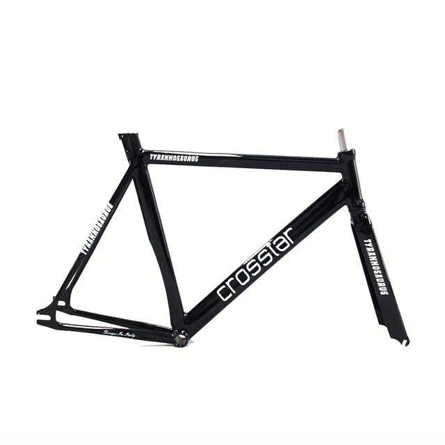Cheap 700C bike frame 54cm 58cm 60cm TYRANS T1 FRAMESET TRACK BIKE frame and fork fixed gear frameset fixie bike velo frameset BICYCLE