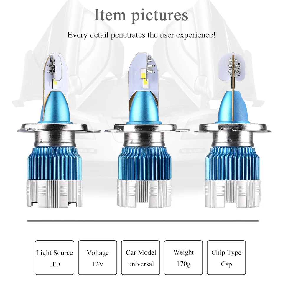 Anmingpu 2x Mi2 8000LM светодиодный головной светильник лампы 12V 50W H4 светодиодный лампы H7 H11 H8 H9 H1 9005/HB3 9006/HB4 CSP Автомобильная Противо-Туманная светильник лампочка 6000K