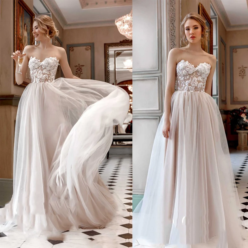 strapless wedding dresses 2019