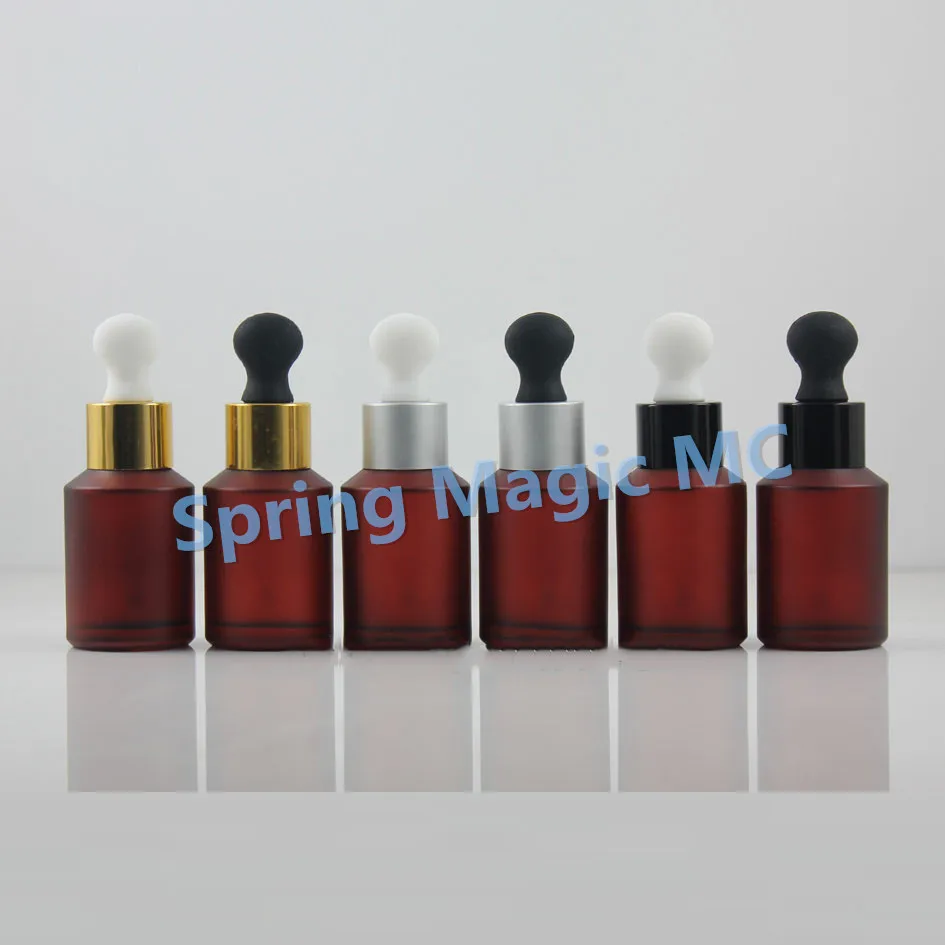 Download 30ml Rose Red Frosted Glass Dropper Bottle,cosmetic container,Serum/Essentical Oil dropper ...