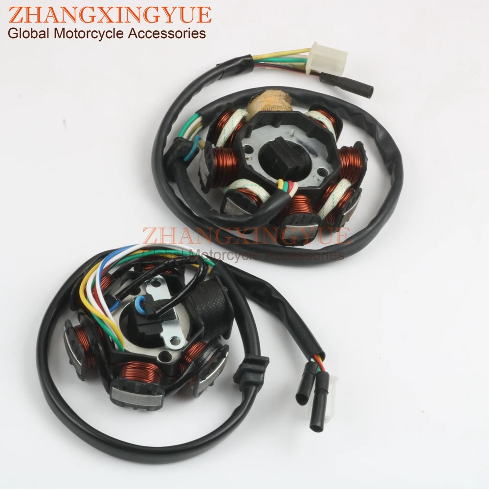 

Скутер статор зажигания 6-8 катушки для GY6 125cc 150cc 152QMI 157QMJ 4T