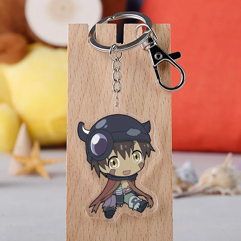 

Anime Made In Abyss Keychain Japanese Anime Cartoon Figure Model Key Ring