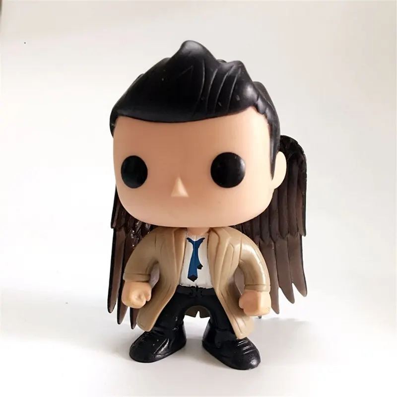 Funko POP tv: сверхъестественный персонаж#94 Дин экшн и фигурка игрушки#95 Кастиэль виниловая Кукла коллекционная модель для подарка на день рождения - Цвет: Castiel-no box