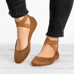 Cremulen 2019 New Style Pumps Women Shoes Elastic Band Back Zipper Ankle Wrap Flat Shoes Cremulen 2019 New Style Pumps Women Shoes Elastic Band Back Zipper Ankle Wrap Flat Shoes