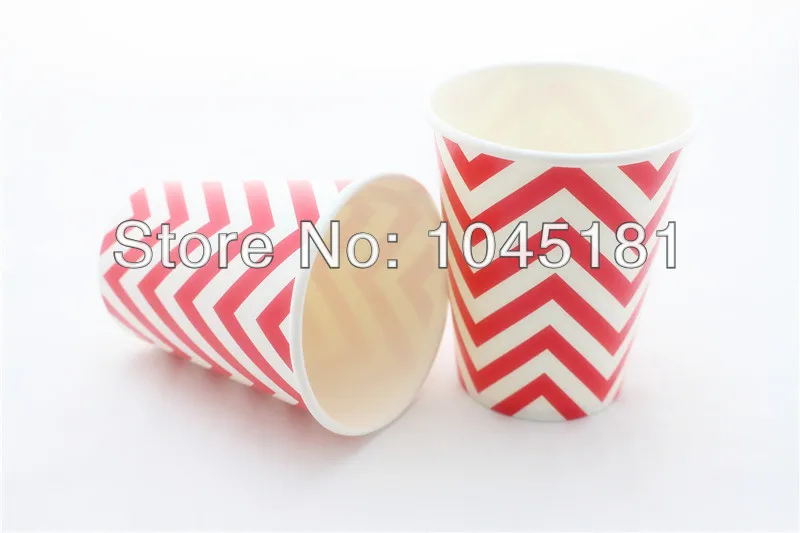 Chevron Party Tableware Set Disposable Paper Plates Cups Chevron Party Tableware Set Disposable Paper Plates Cups Drinking Straws Wedding Decoration Supplies 61pcs Lot In