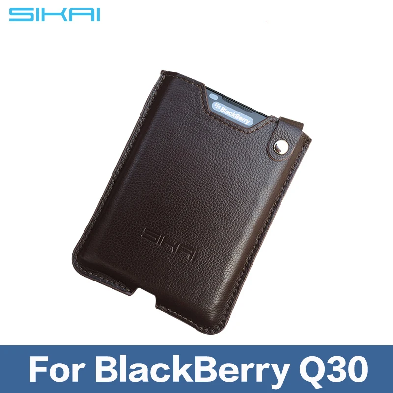 2015 Luxury 100 Genuine Leather Pouch case For Blackberry Passport