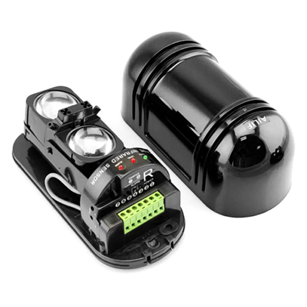 

Hot Worldwide Wireless Photoelectric Dual Beam Infrared Detector/Sensor (Transmitter Receiver) outdoor 100M Home Garden Security