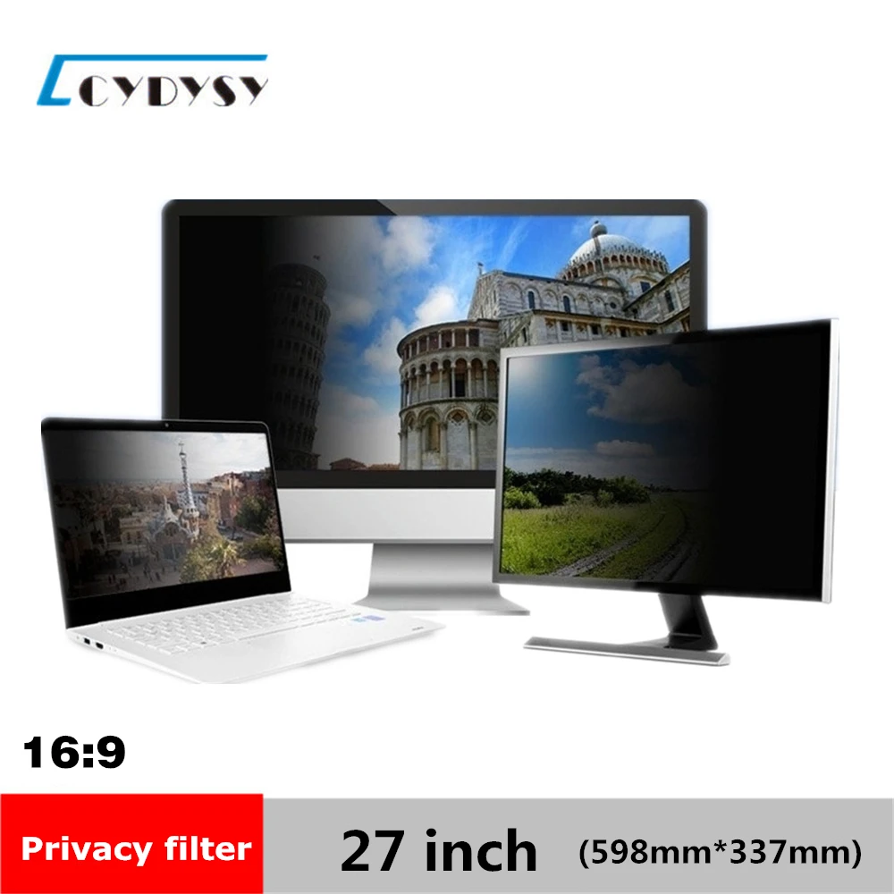 27 inch Privacy Filter Screen Protective film for Widescreen 16:9 Computer 23 9/16