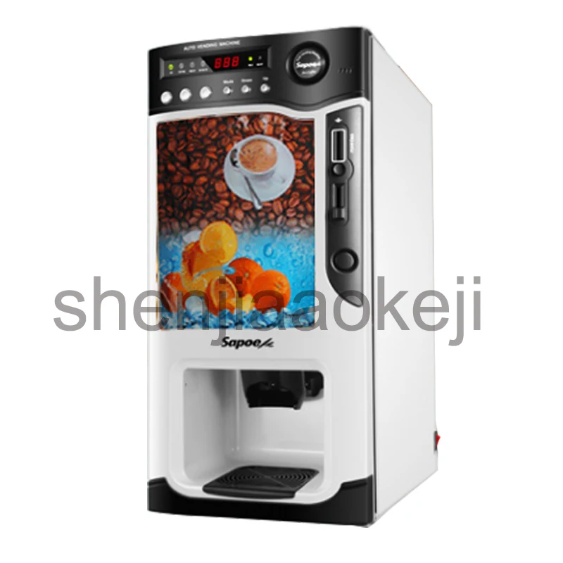 automatic Smart coin-operated commercial instant coffee machine hot and cold coffee machine milk tea juice beverage machine