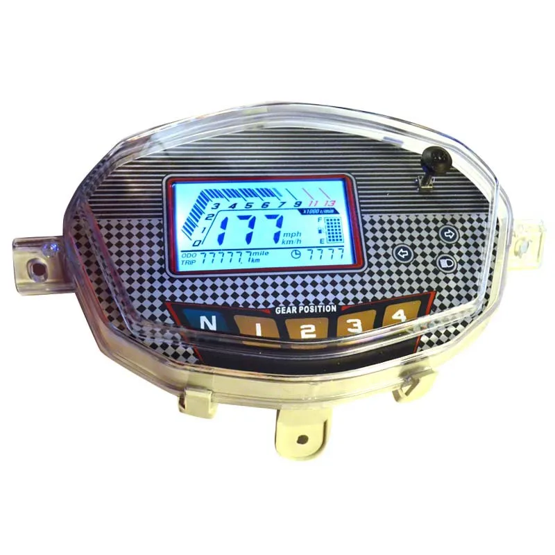 

Motorcycle Instrument LCD Digital Gauge Speedometer Tachometer Odometer 7 Color Display FOR Suzuki Four Generations