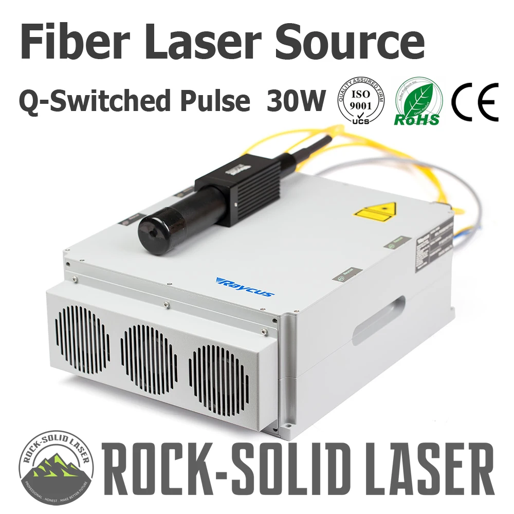 Raycus 30W Q Switched Pulse Ytterbium Fiber Laser Source Generator ipg