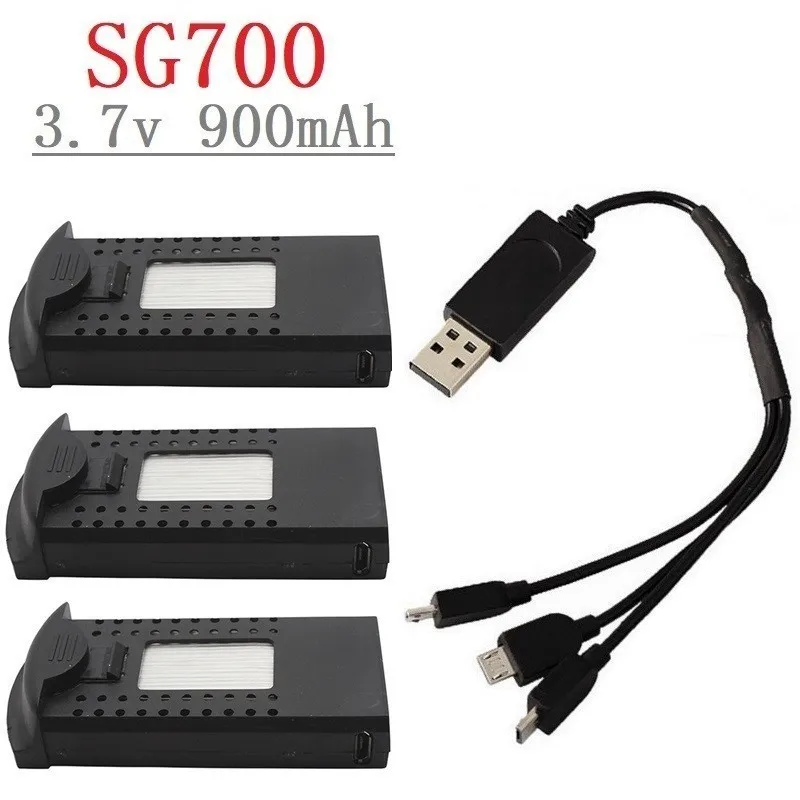 3 7 V 900mAh Li-po зарядное устройство наборы для DM107S SG700 S169 RC Quadcopter запасные части v Drone