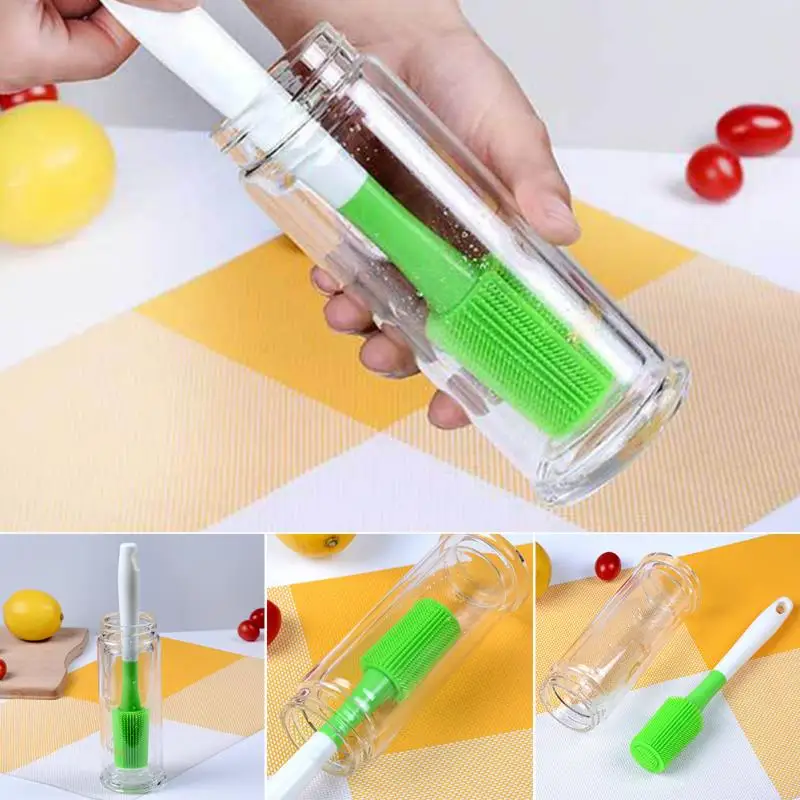 1 шт. Портативный Кухня щетка для мытья силиконовый гибкий инструмент очистки |