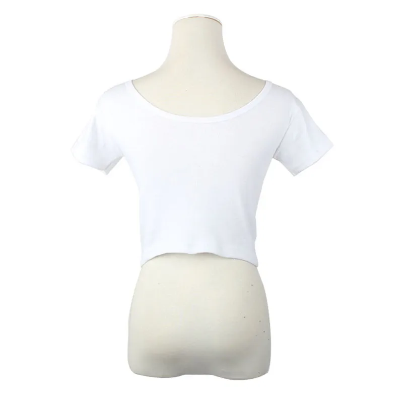 t-shirt femme manche courte short clothing length O enck solid woman t-shirts blouse daily casual dropshipping 50AT806