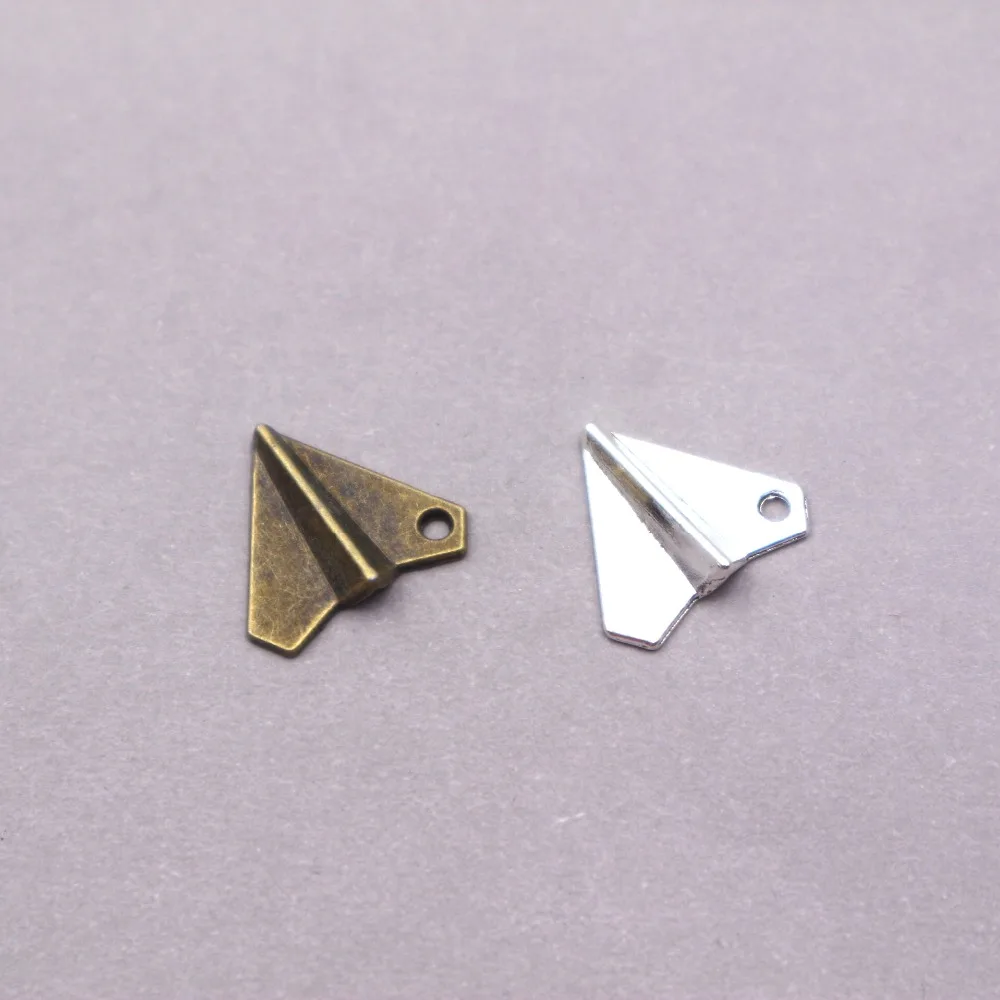 

20pcs Tibetan Silver Plated Aircraft Charms for pendant necklace DIY 19*17*4mm