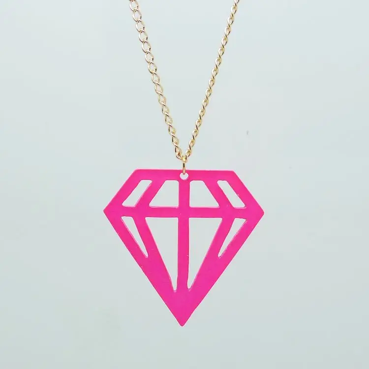 Бесплатная доставка авиапочтой модное неоновое ожерелье в стиле панк N594|necklace