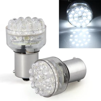 

10x) 2 Car 1156 White 24 LED Bulb Turn Signal Parking Backup Light Lamp