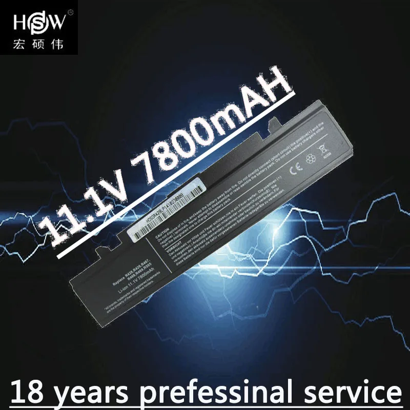 HSW 7800mah батарея для Samsung AA-PB9NC6B AA-PB9NC5B NP350E5C Q320 Q430 RC710 RV420 R428 RV520 RV540 AA-PB9NS6W NP-R530 |
