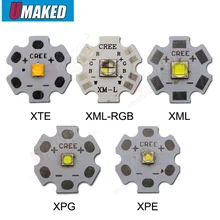 3 Вт 5 Вт 10 Вт CREE XML XPE XPG XTE светодиодный теплый белый RGB высокомощный светодиодный чип на 20 мм PCB