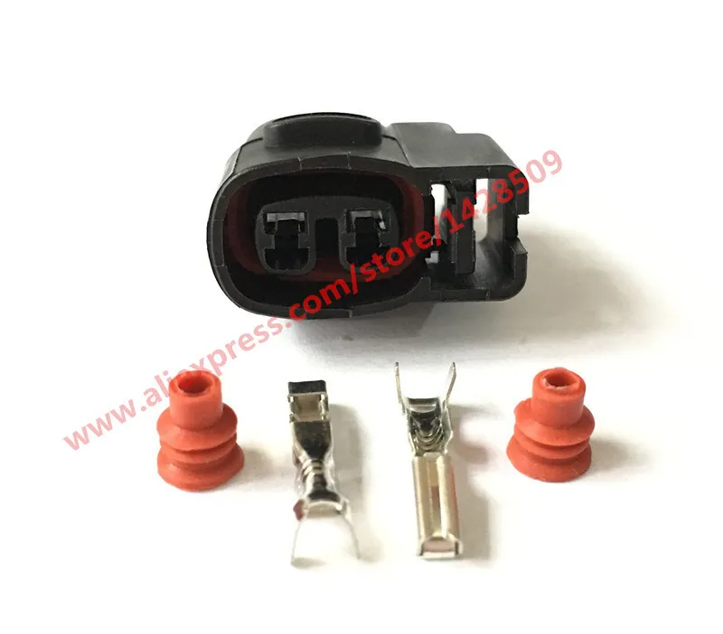 

5 Sets 2 Pin 2.0mm Female For Kia Ignition Coil Ignition Coil Connector CVVT Fuel Injector Connector Wiring Harness Auto Plugs