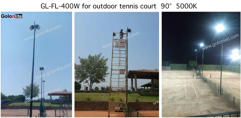 LED flood light for tennis court 