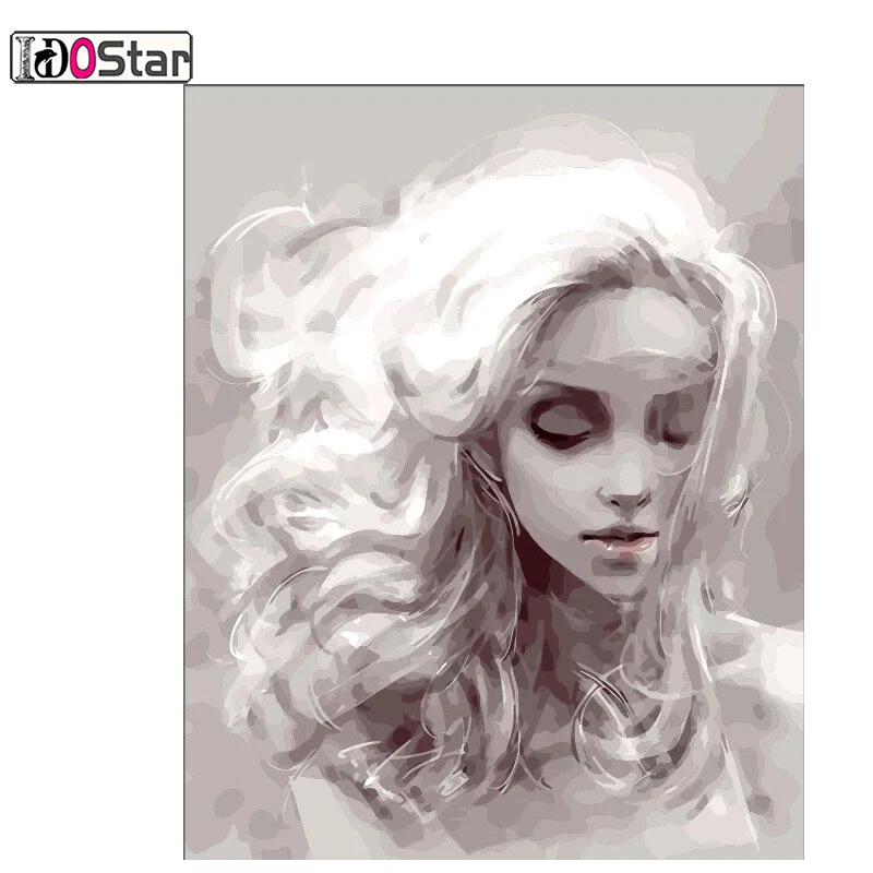

picture on wall acrylic painting by numbers abstract drawing by numbers unique gift paint by numbers beauty girl dream