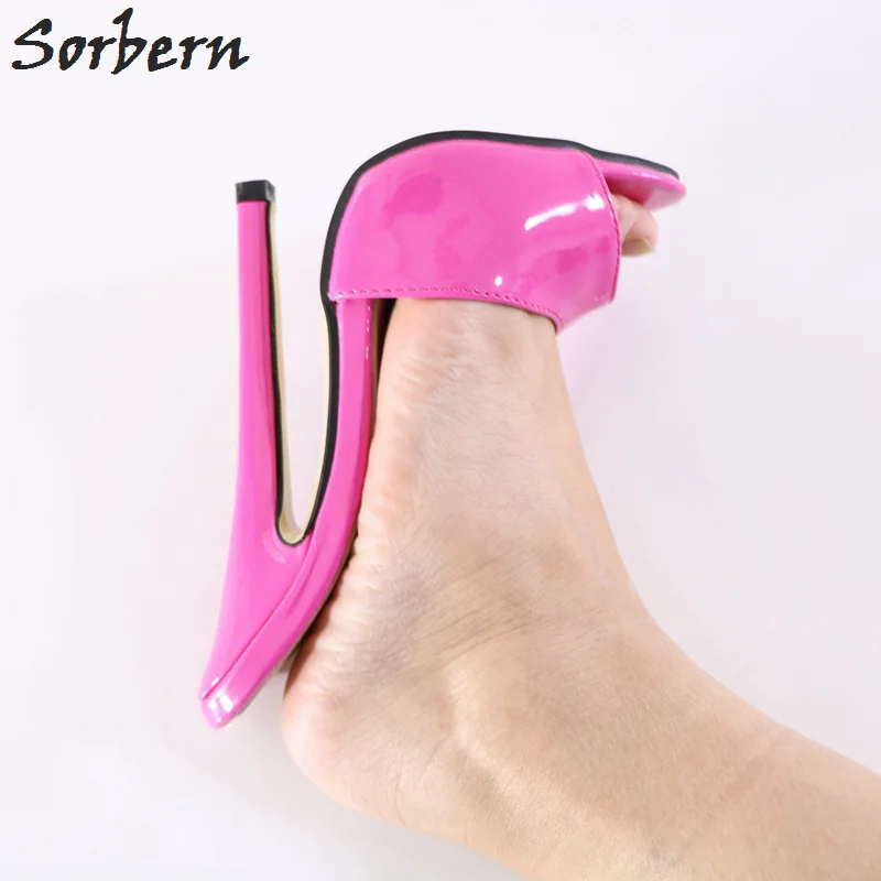 high heel rubber slippers