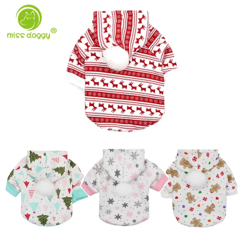 

2018 Christmas Dog Clothes Winte Coat Clothing Reindeer Costume Pet Dog Christmas Clothes Cute Puppy Outfit For Dog XS-L 10E