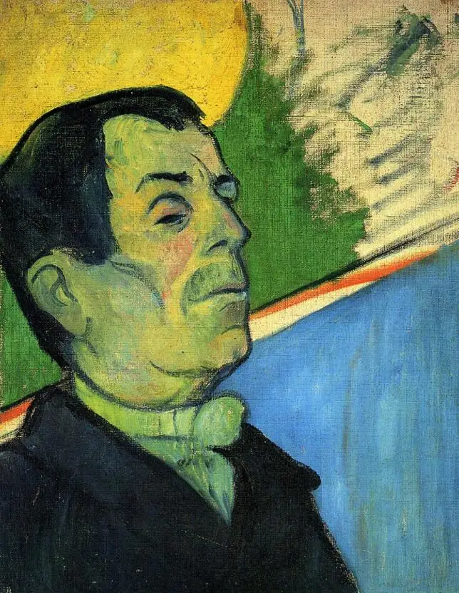 

High quality Oil painting Canvas Reproductions Portrait of a man wearing a lavalliere (1888) by Paul Gauguin hand painted