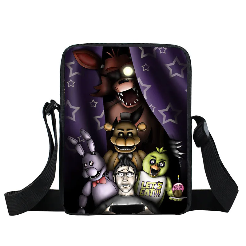 Five Nights at Freddy сумка через плечо FNAF сумка через плечо Five Nights at Freddys детская Подарочная мини-сумочка - Цвет: XKB FLD9
