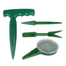 Dispensador de semente de plantas para jardim, visor de sementes com tamanho ajustável, ferramenta de jardinagem