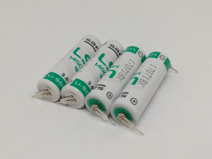 

8pcs/lot Original SAFT LS14500 AA 3.6V 2600MAH Thionyl Chloride Industrial lithium battery plc batteries With Two Tabs