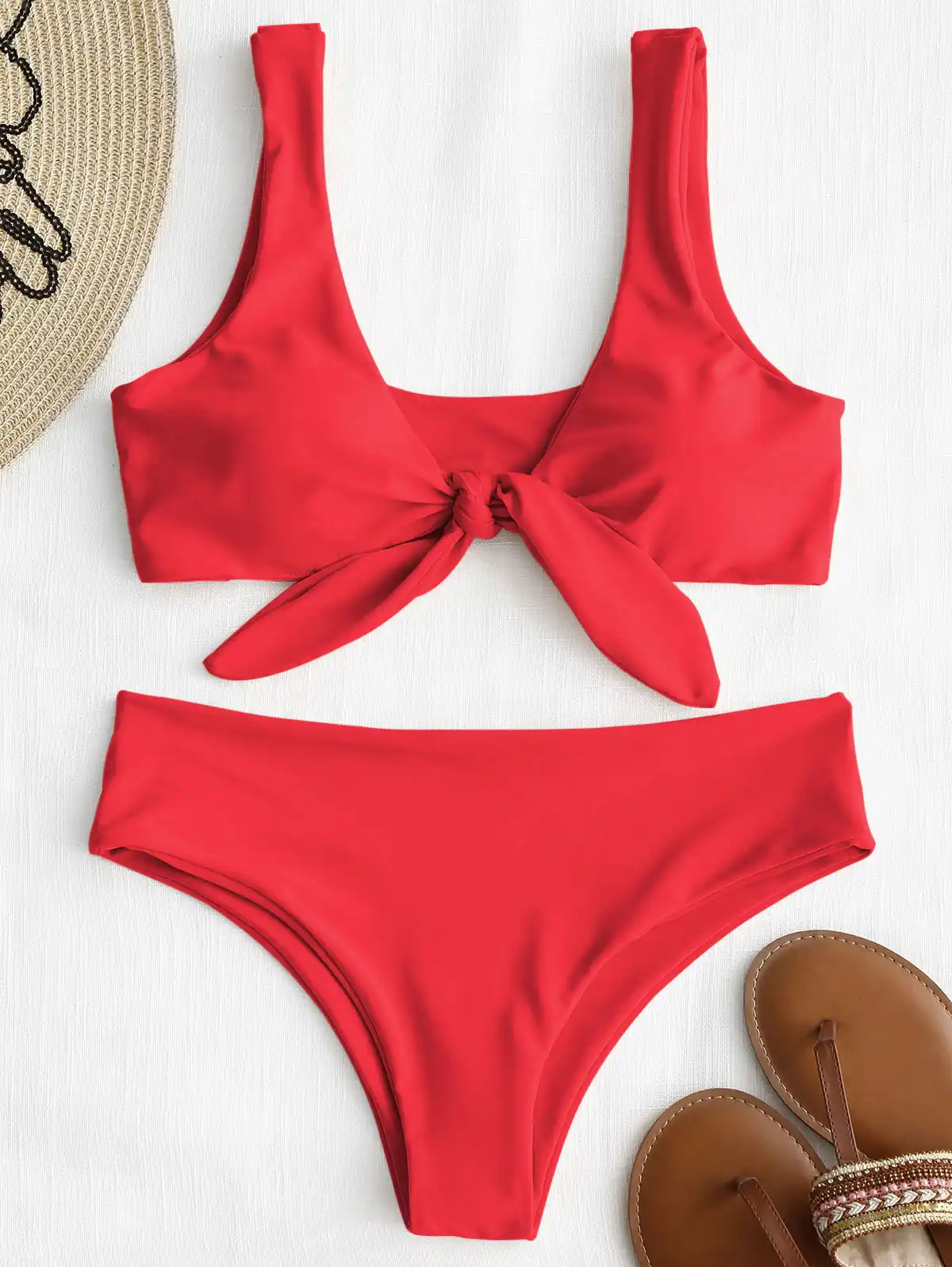 zaful knot bikini