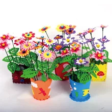 DIY EVA цветок дети ремесло обучающая игрушка для детей старше 3 лет
