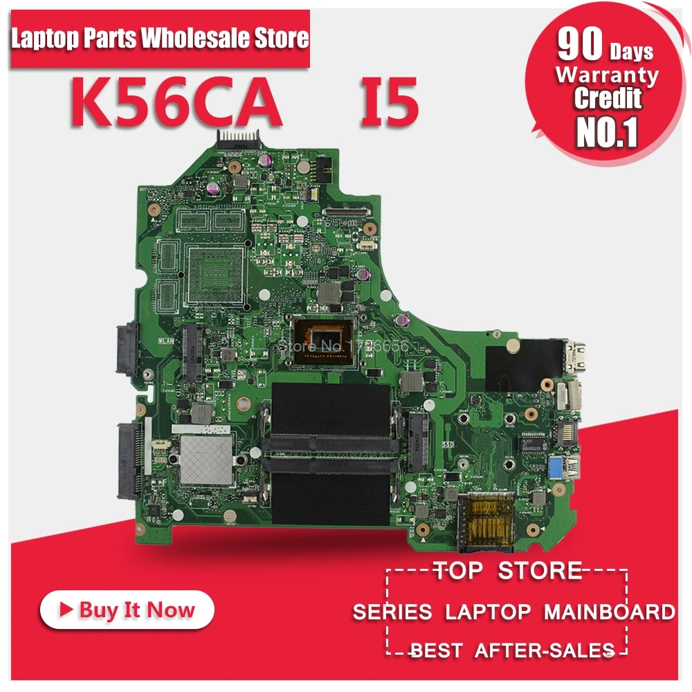 K56CA K56CM K56CB S550C S56C A56C Laptop Motherboard for Asus i5 CPU