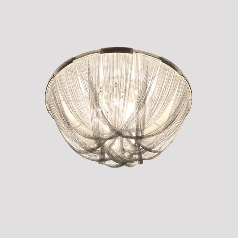 Tassel Aluminum Chain Ceiling Lamp